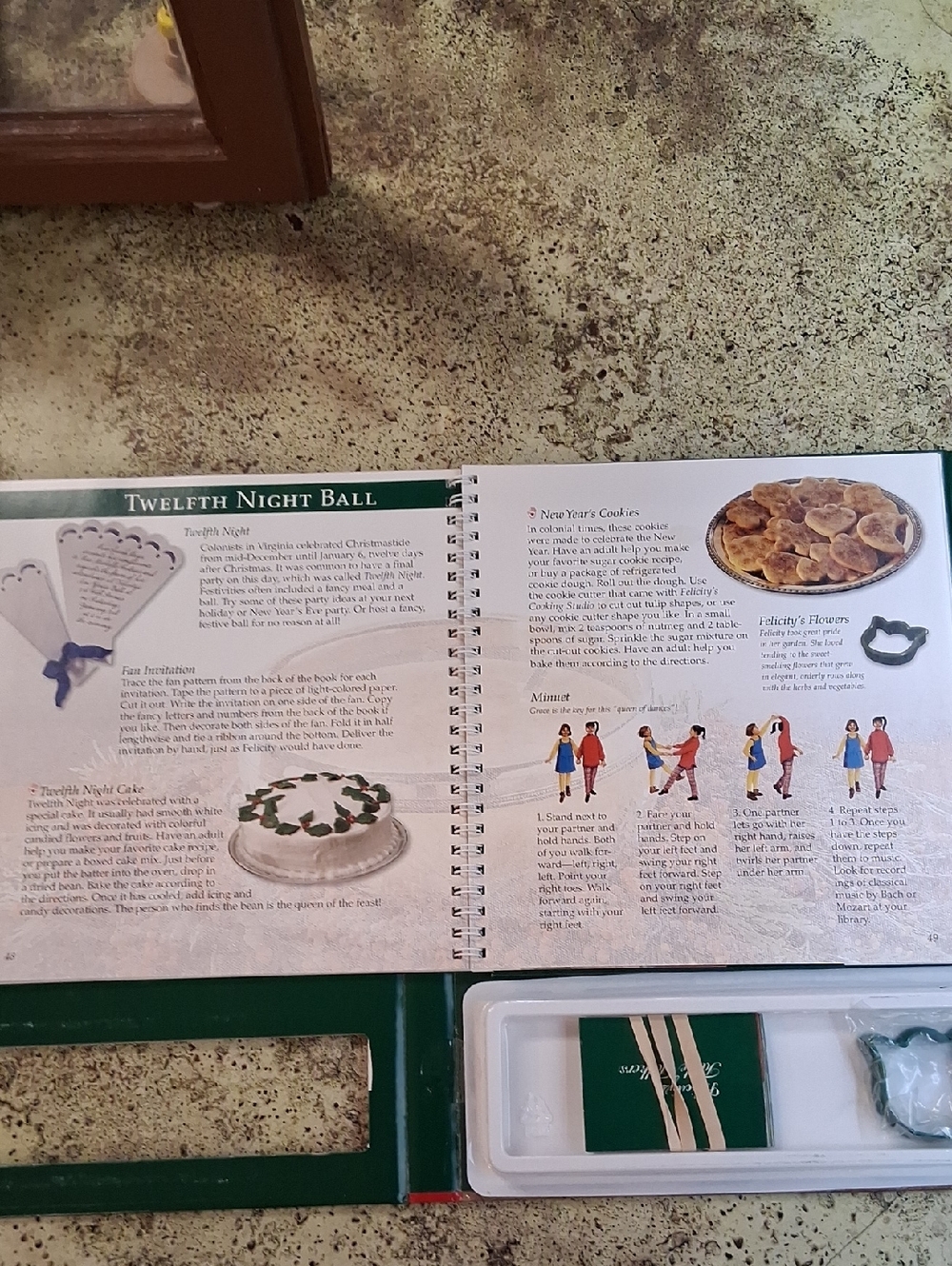 American Girl Felicity's Cooking Studio Kids' Play Kit Homeschool - Picture 12 of 16